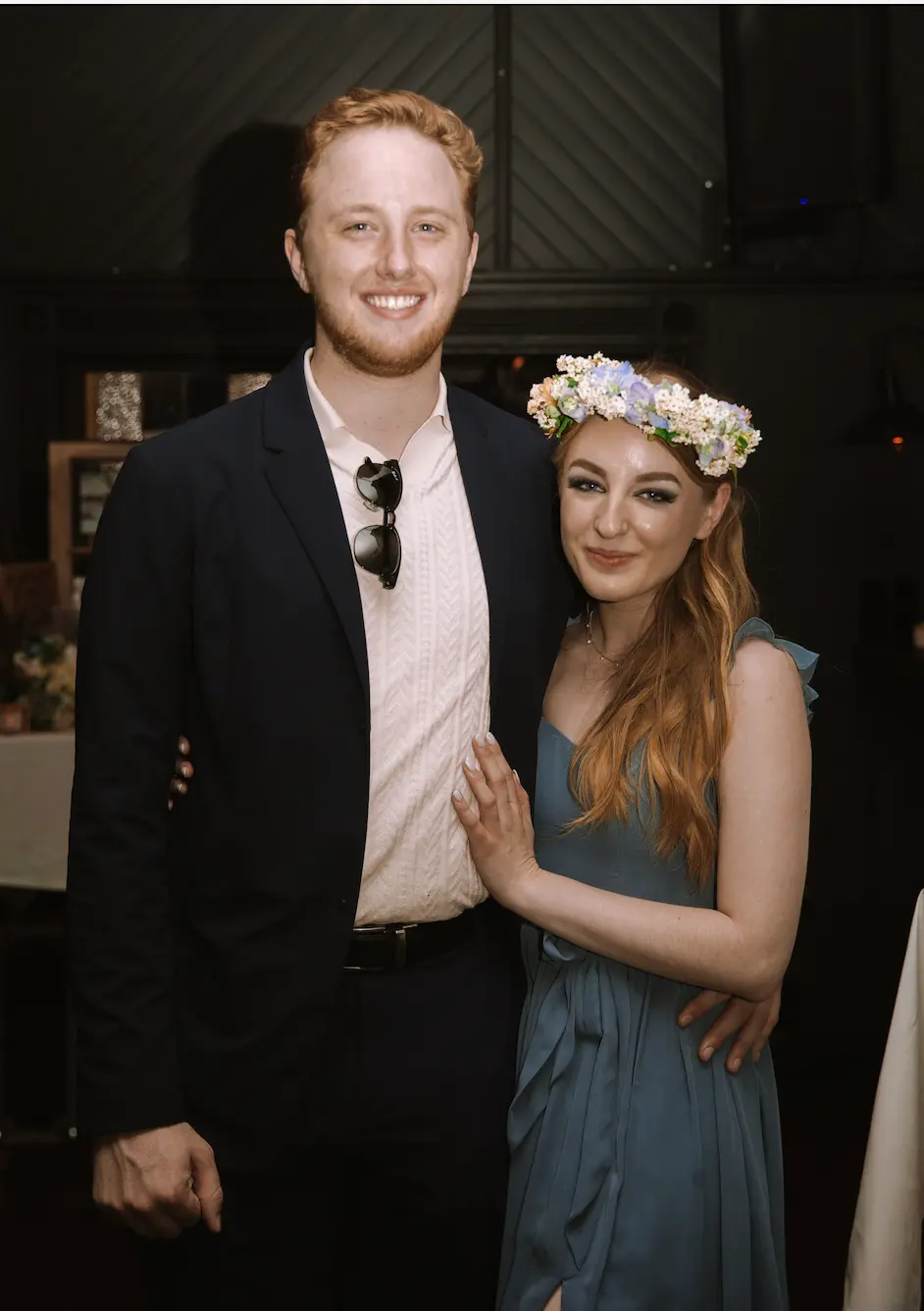 Tyson Greenan with Emily Trenchard